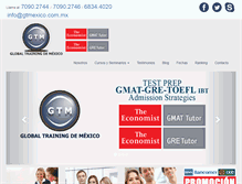 Tablet Screenshot of gtmexico.com.mx